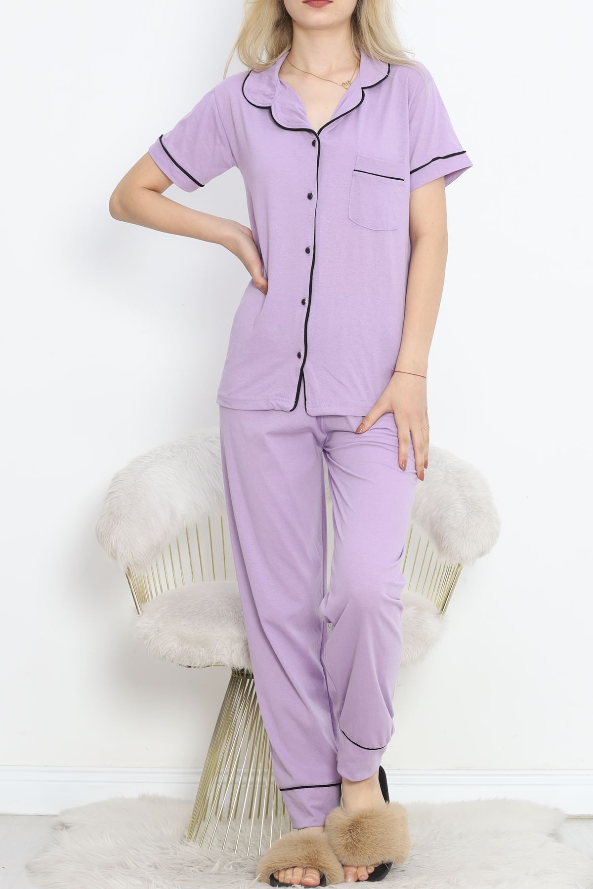 Önü%20Cepli%20Pijama%20Takımı%20Lilasiyah%20-%2011404.1048.-Lila-siyah