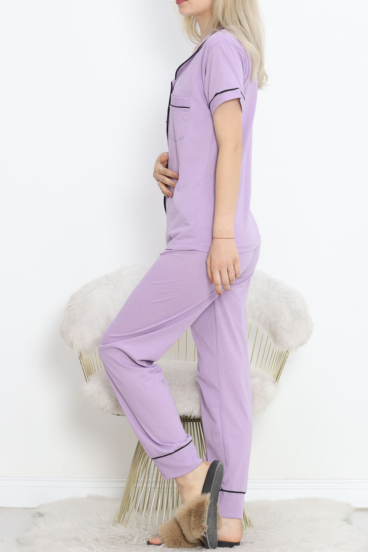 Önü%20Cepli%20Pijama%20Takımı%20Lilasiyah%20-%2011404.1048.-Lila-siyah