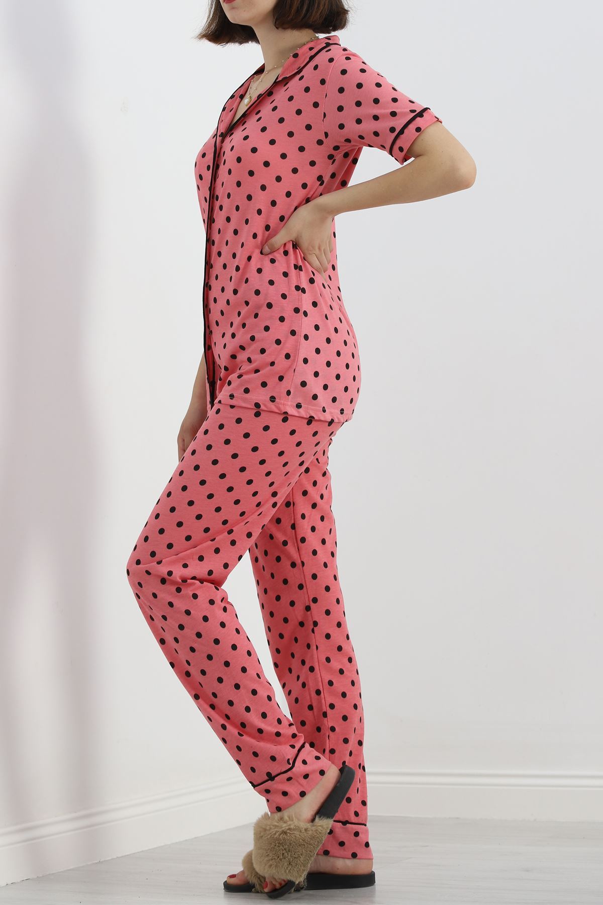 Düğmeli%20Pijama%20Takımı%20Somon%20-%2018948.1567.-Pembe