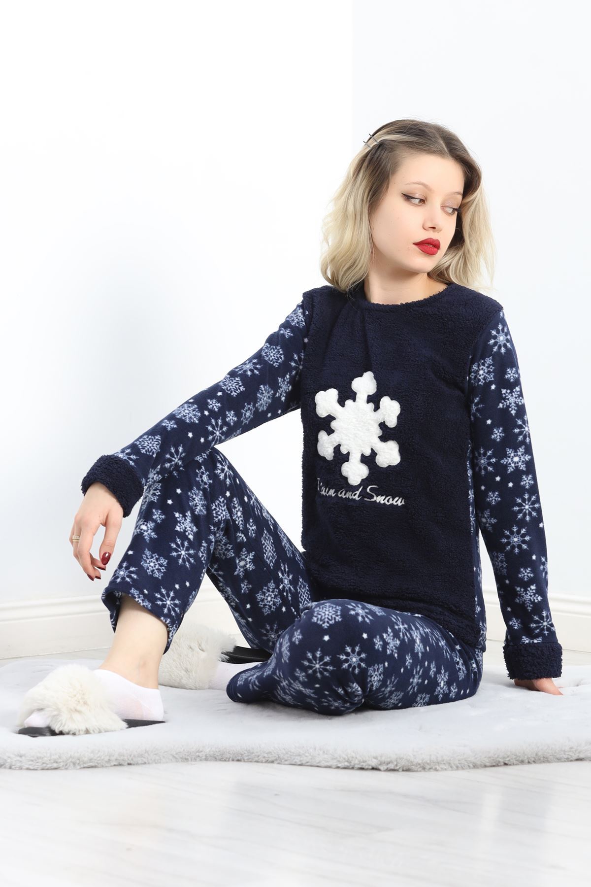 Peluş%20Polar%20Pijama%20Takımı%20Lacivertbeyaz%20-%2019178.1050.-Lacivert-beyaz