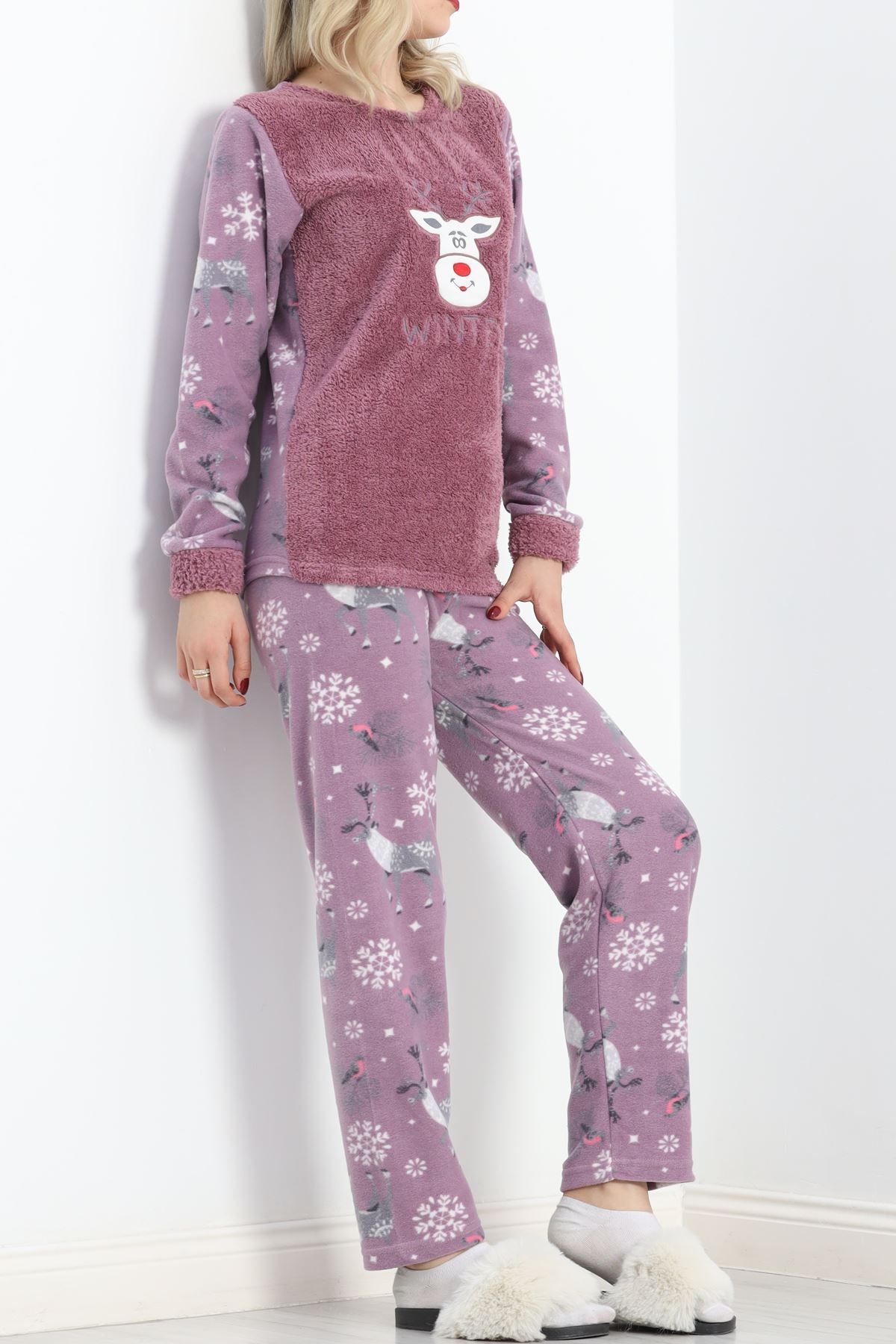 Peluş%20Polar%20Pijama%20Takımı%20Grikareli%20-%2019178.1050.-Lila-gri