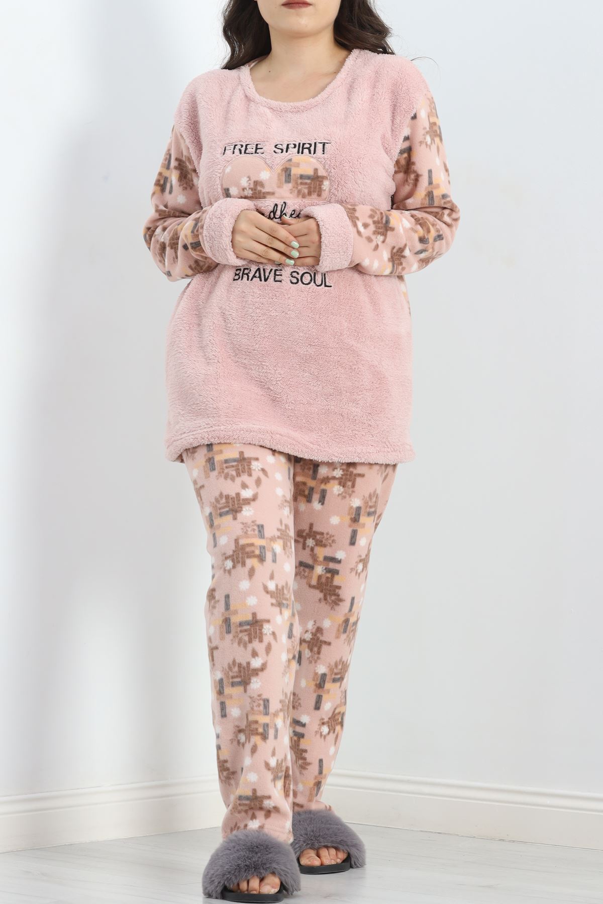 Battal%20Polar%20Pijama%20Takımı%20Kırmızı%20-%2019199.1048.-Pudra