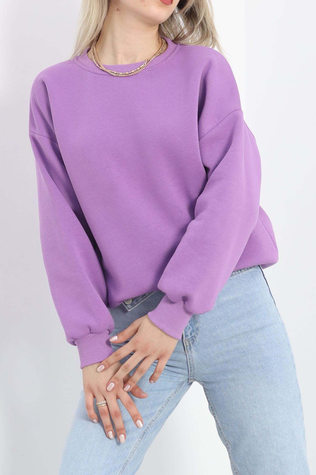 Bisiklet%20Yaka%20Üç%20İplik%20Sweat%20Pembe%20-%2020138.1878.-Lila