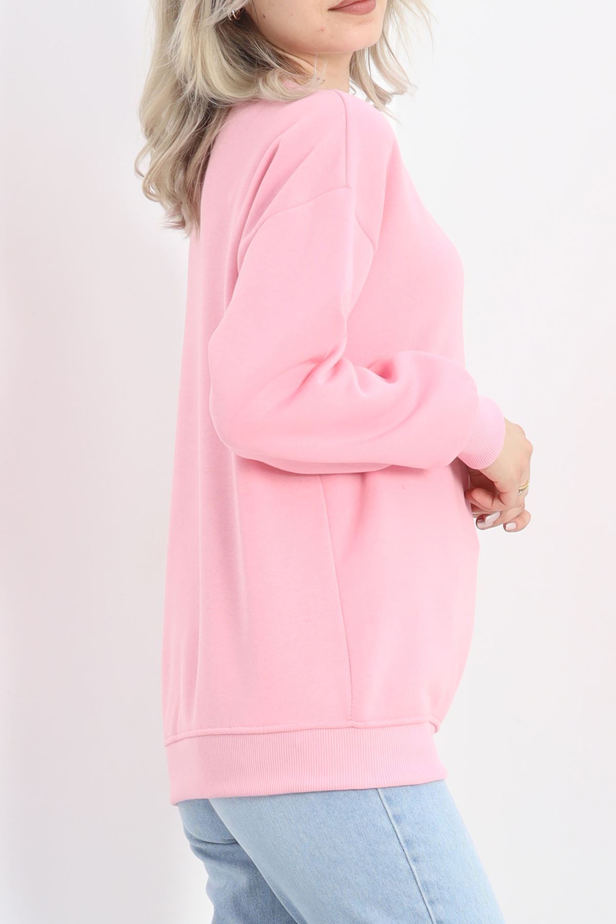 Bisiklet%20Yaka%20Baskılı%20Sweat%20Kırmızı%20-%2020150.1878.-Pembe