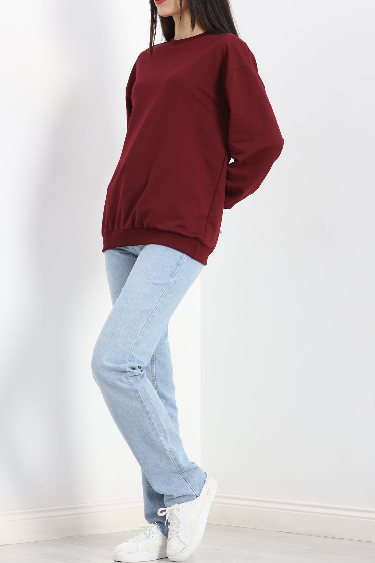 Bisiklet%20Yaka%20Sweat%20Bordo%20-%203042.275.-Bordo