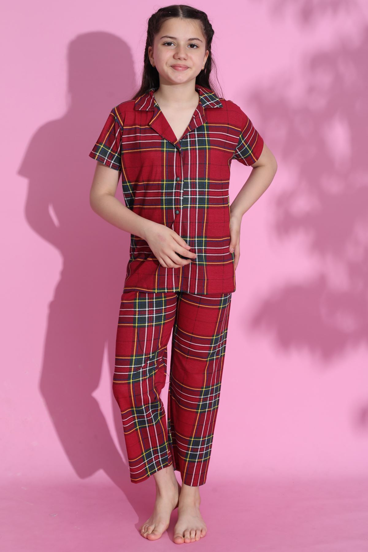 4-13%20Yaş%20Çocuk%20Pijama%20Takımı%20Sütlükahve1%20-%20403.1287.-Bordo