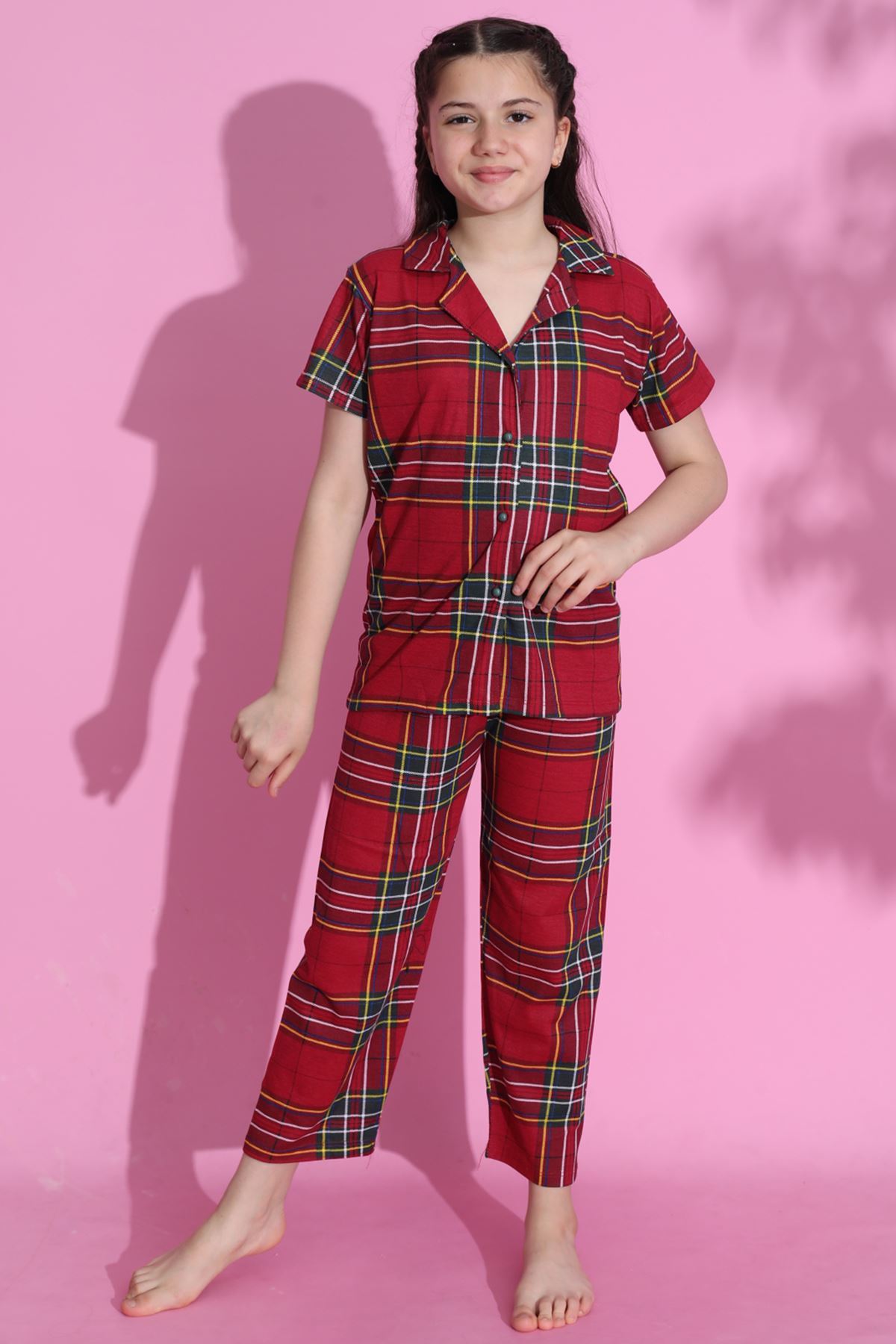 4-13%20Yaş%20Çocuk%20Pijama%20Takımı%20Sütlükahve1%20-%20403.1287.-Bordo