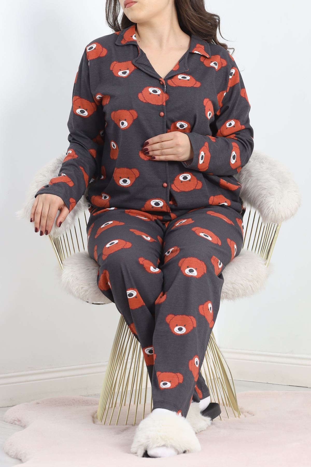 Baskılı%20Battal%20Pijama%20Takımı%20Siyahbeyaz%20-%20778.1287.-Siyah-beyaz